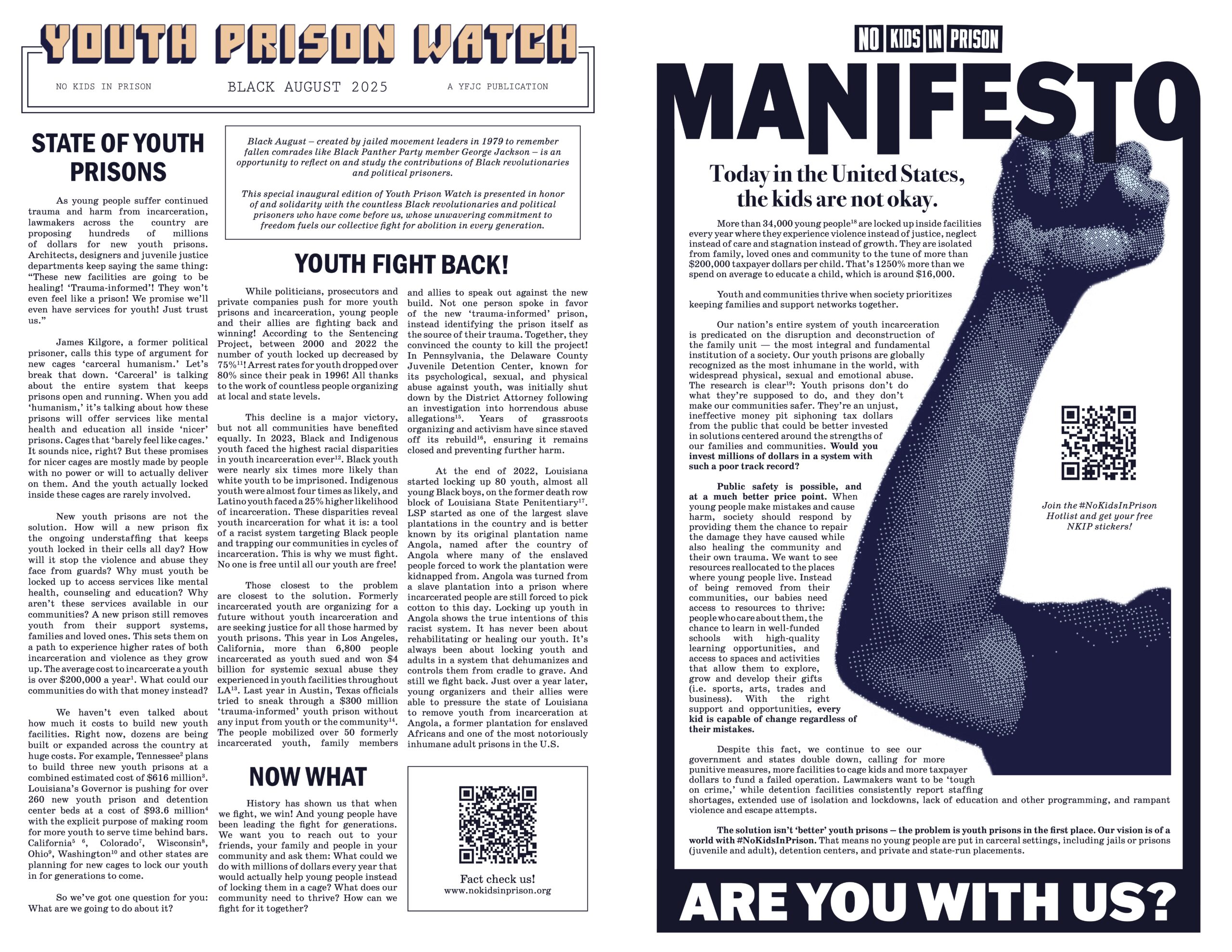 Youth Prison Watch - Black August Edition